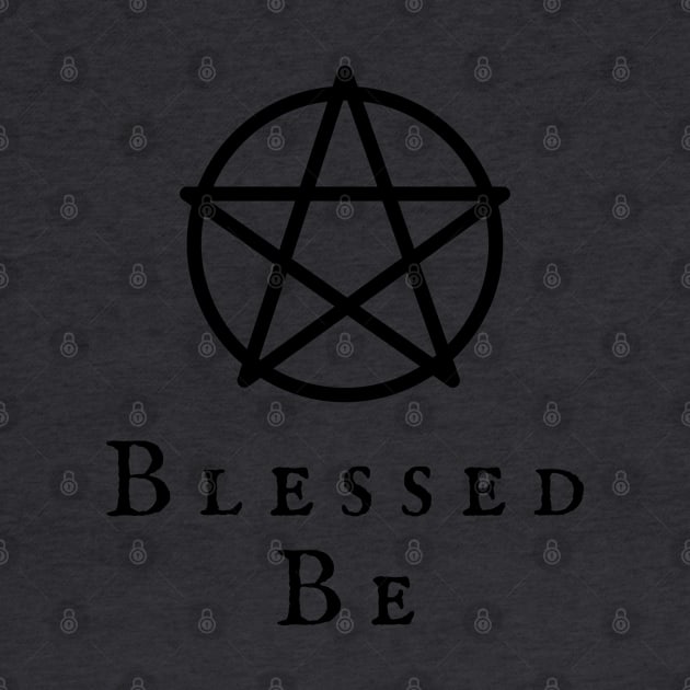 Blessed Be Wiccan Pentagram Wiccan Symbol Witchy Vibes Witchcraft Design by WiccanGathering